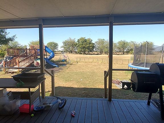 Backyard facing north