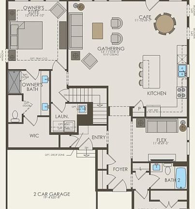 First Floor 2 br 2 ba