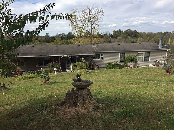 Back yard and covered deck