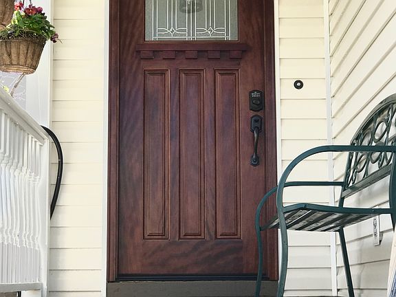 Mahogany Front Door