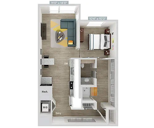 Floor plan 419