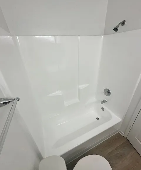 Upstairs bathtub