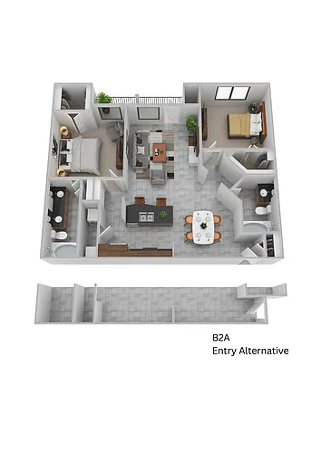 Floor plan B2A