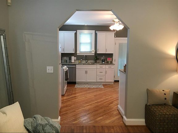 Living Space view into the Kitchen
