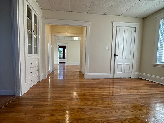 Dining room, looking towards living room and front bedroom