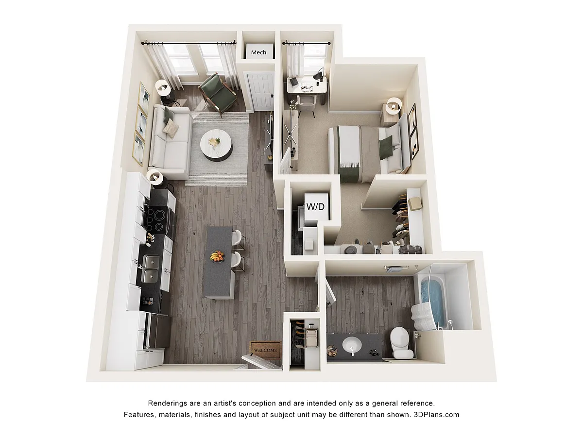 Floor plan Oakes