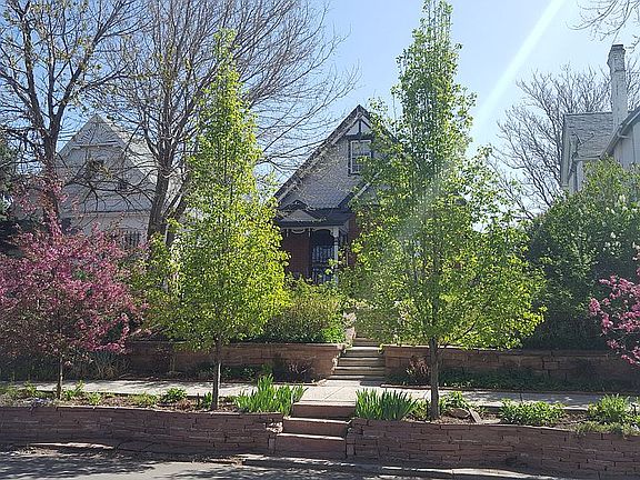 View of house from across st