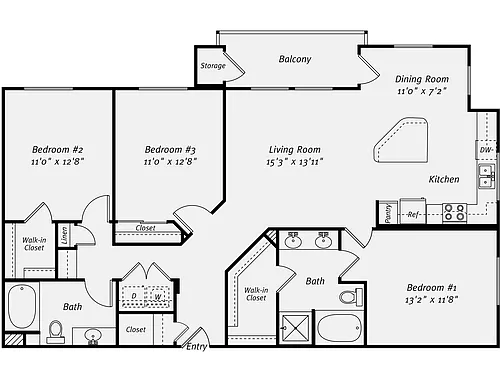 Floor plan C1
