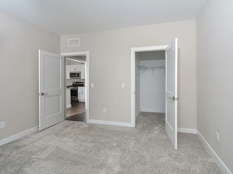 Bedroom with walk-in Closet