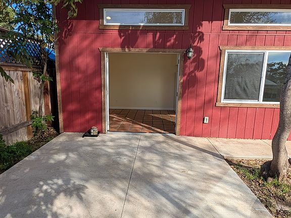 Large patio outside the living room