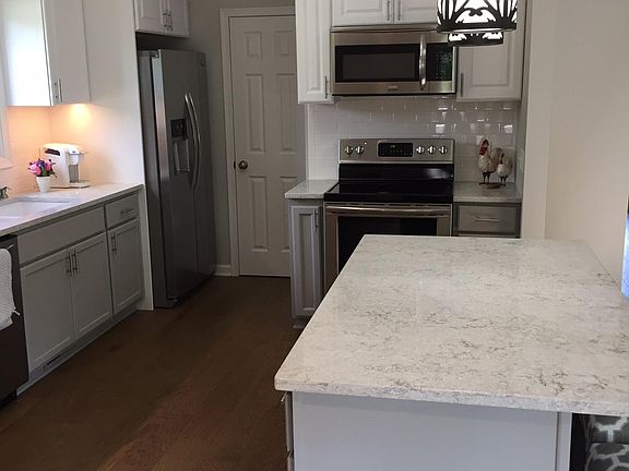 Kitchen and door to pantry closet