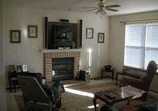 Family room with Gas Fireplace