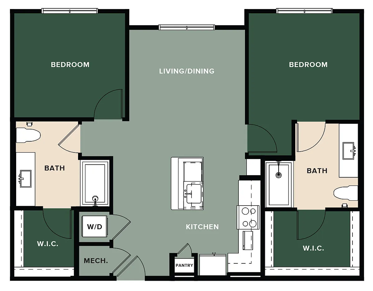 Floor plan B1-A