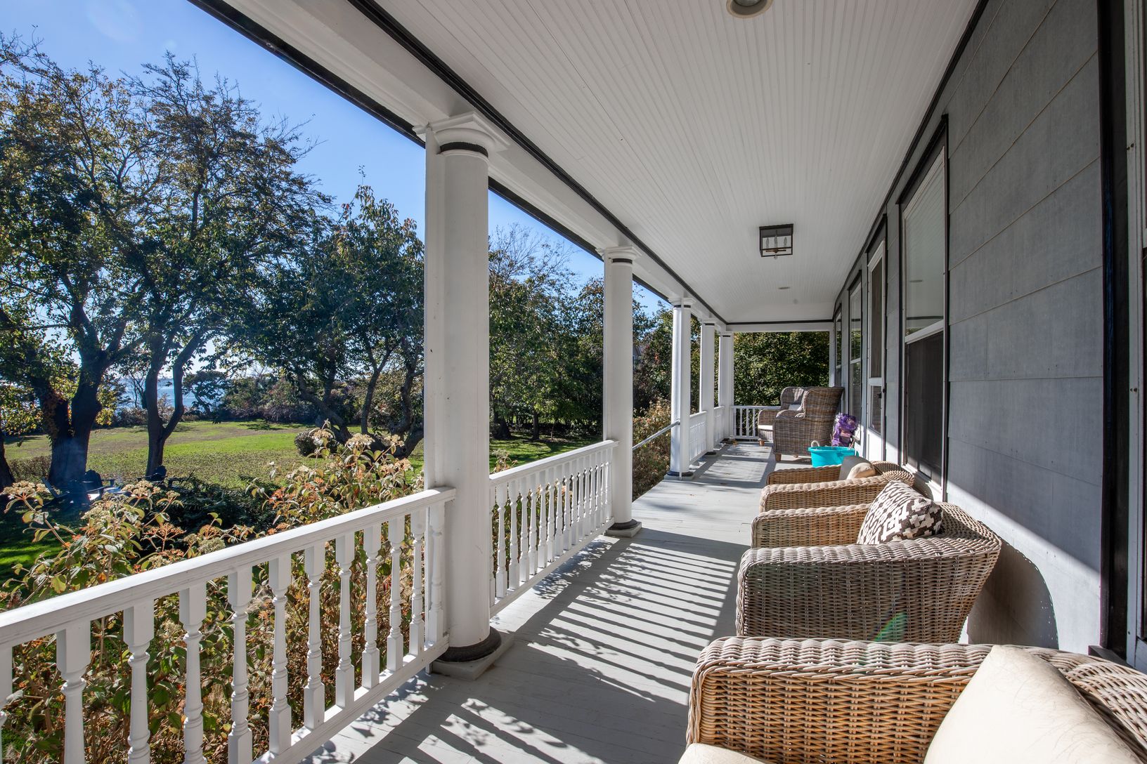 Covered Porch overlooking water