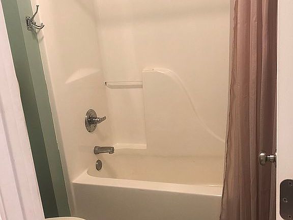Upstairs shower