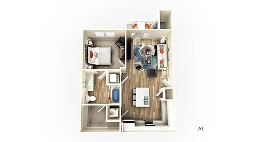 Floor plan A1