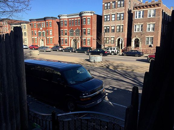 Columbia Rd from complex