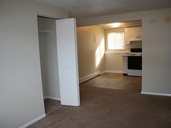 Living room view to kitchen