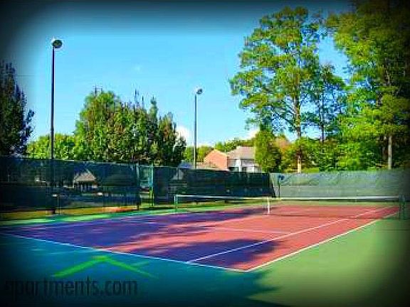 Lighted Tennis Court