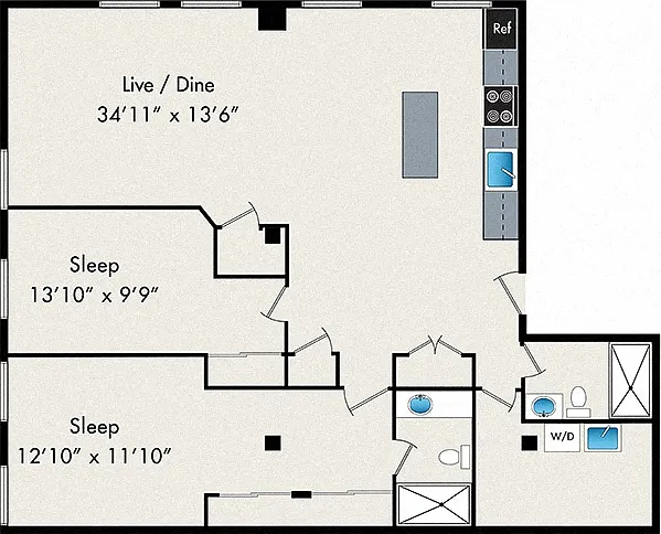 Floor plan B21 - 119