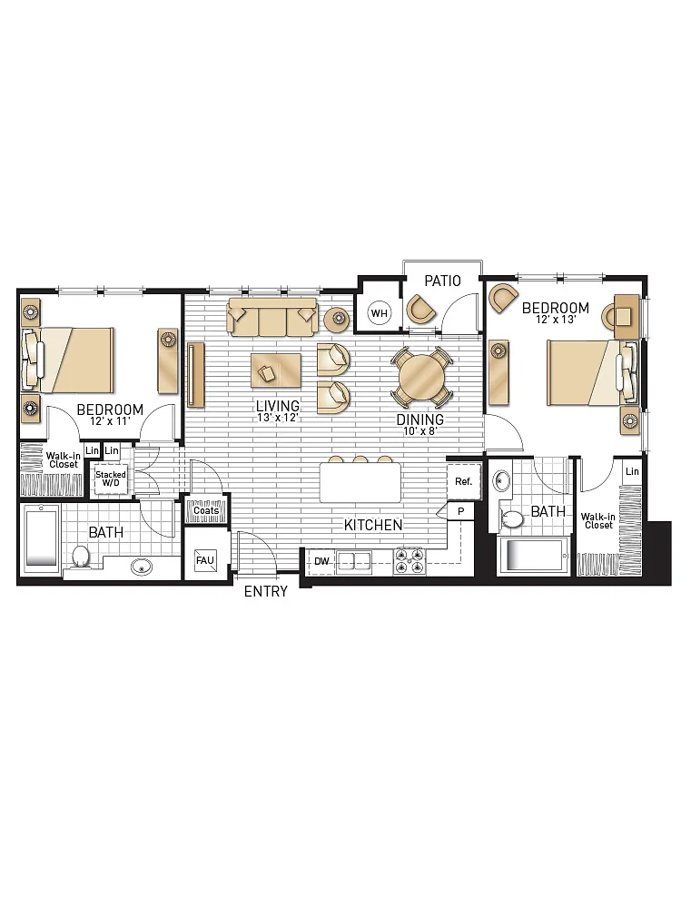 Floor plan Plan K