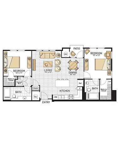 Floor plan Plan K