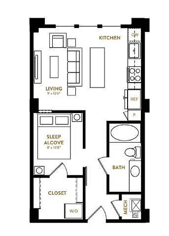 Floor plan E1