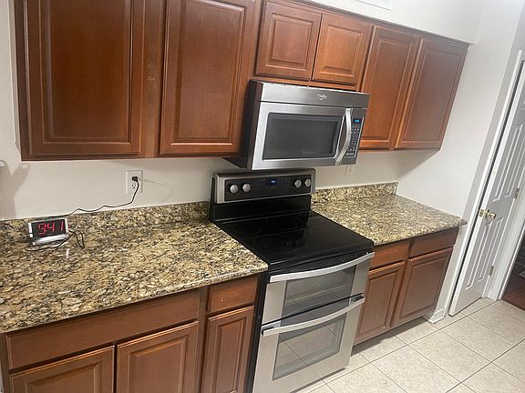 Glass top with a double oven