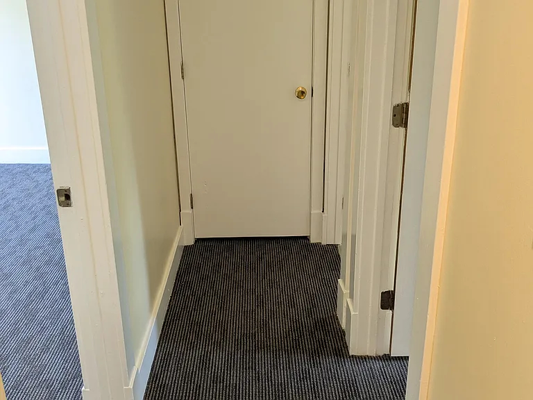 Hallway closet for extra storage.