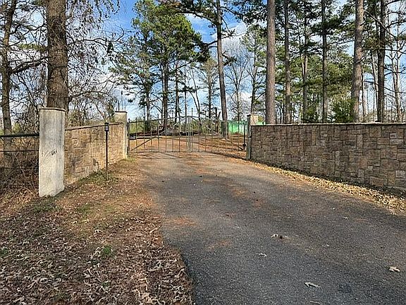 Gated entrance.