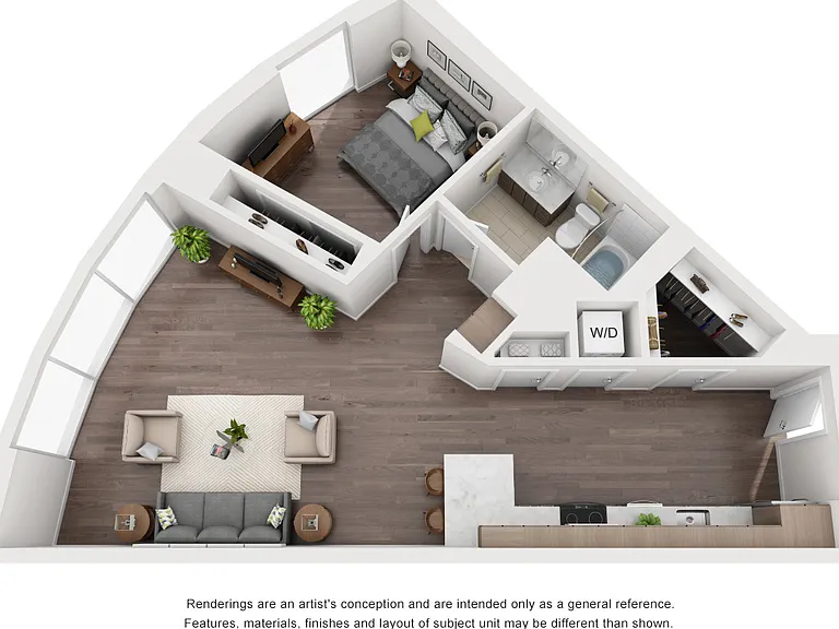 McKenzie - A - 1 Beds - 1 Baths - 877 Sq. ft.