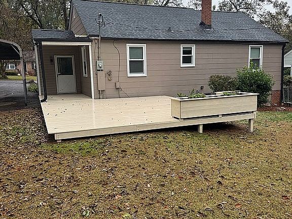 Back of home, gutters 2023