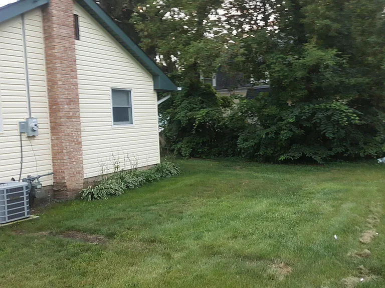 Part of backyard