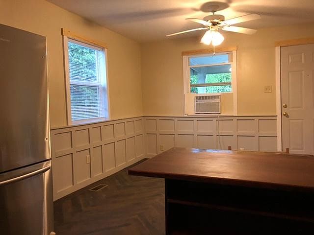 Open living room and kitchen