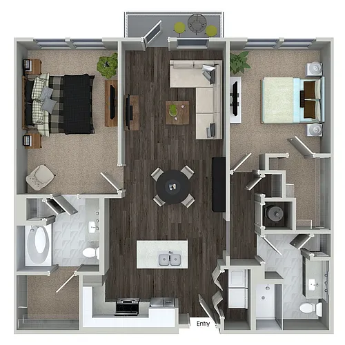 Floor plan B13