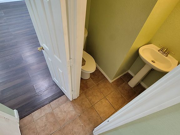 1/2 bathroom on first floor