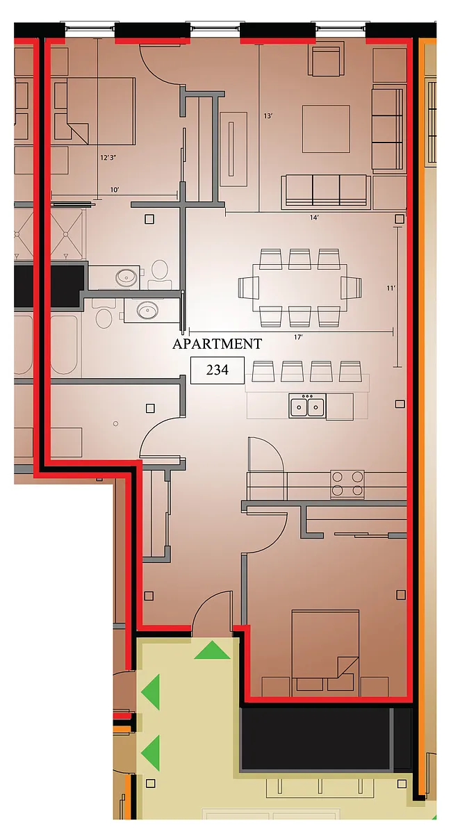 Floor plan 234 Workforce