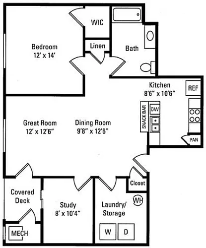 Floor plan 1C1