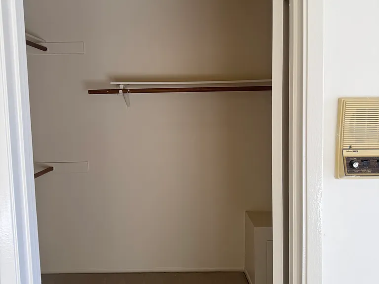 Entrance to master walk in closet