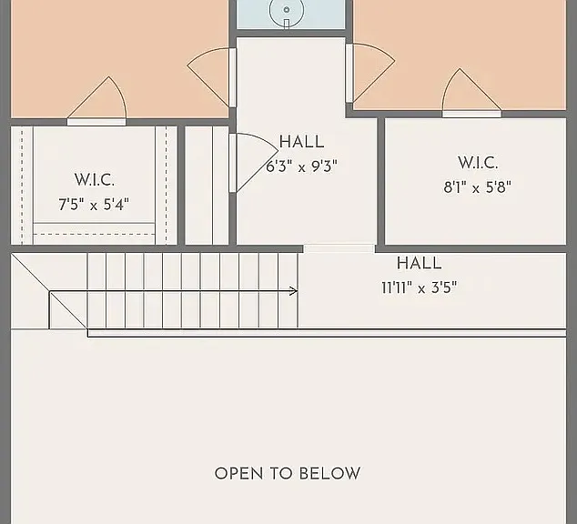 Floor plan of 3rd floor