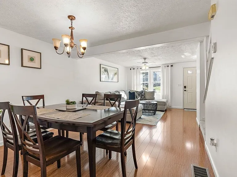 Living + Dinning Staged