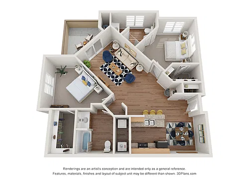 Floor plan 2X2