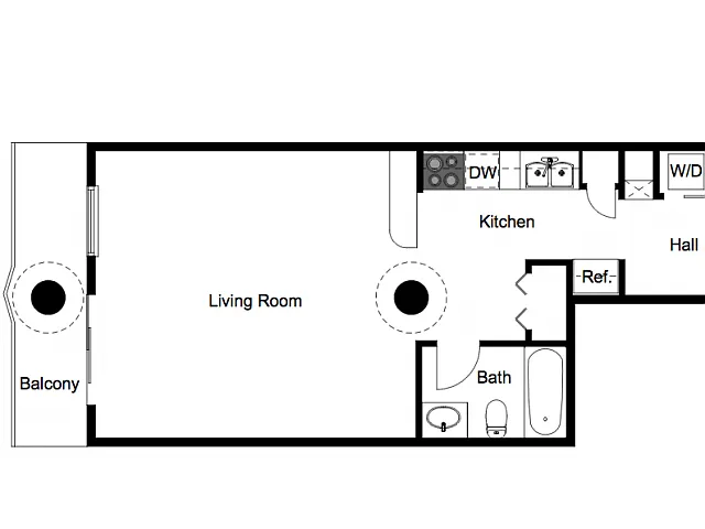 Floor plan Studio