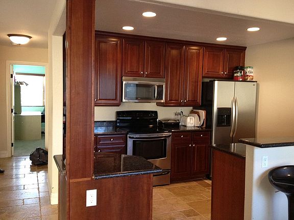 Kitchen and hallway