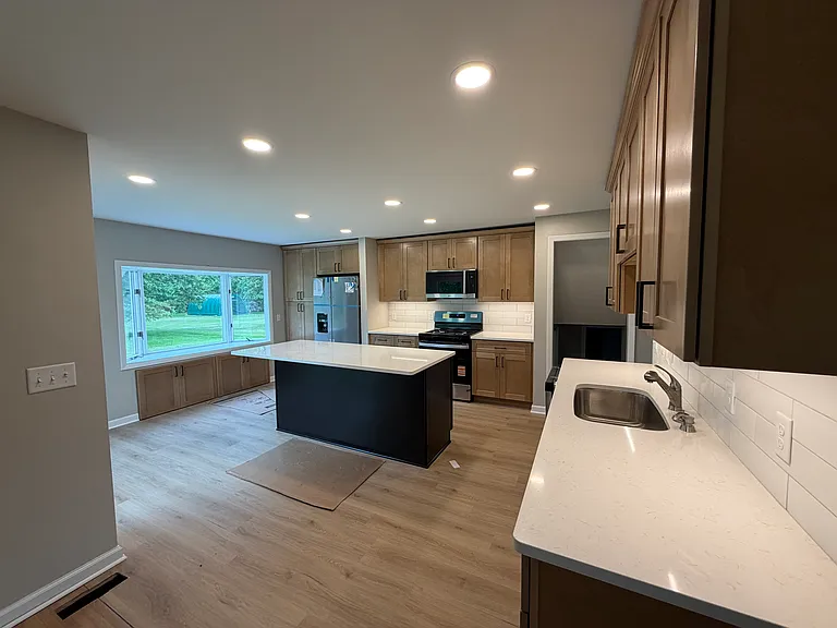 Huge open kitchen