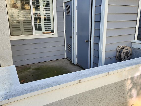 storage and outside patio