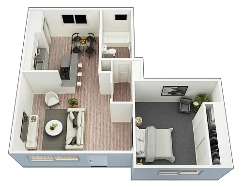Floor plan 1 Bedroom