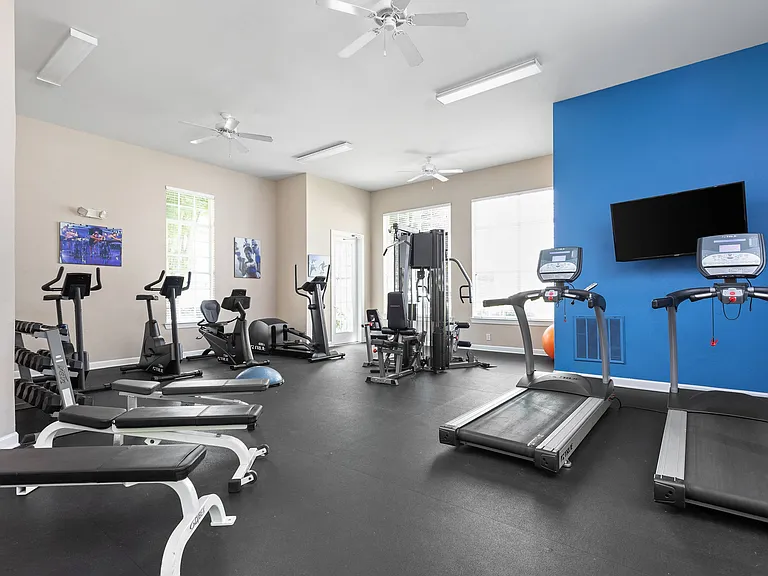 Fitness Center With Cardio, Free Weights, and Machines