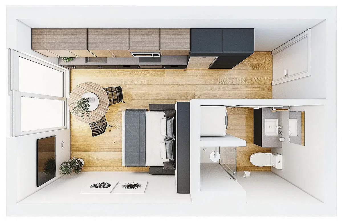 Floor plan Studio A