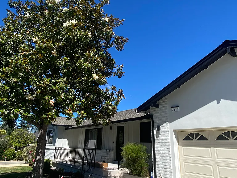 Front of the house